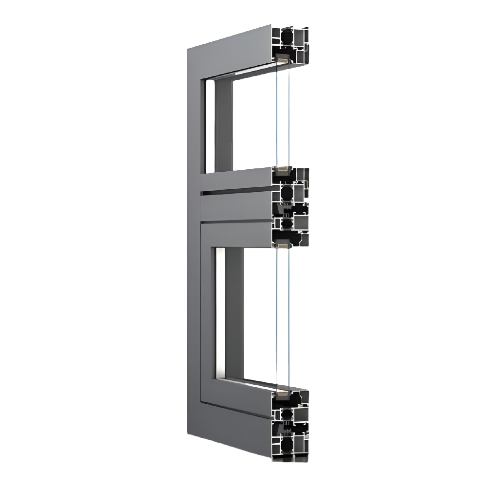 Aluminum alloy high-end system window